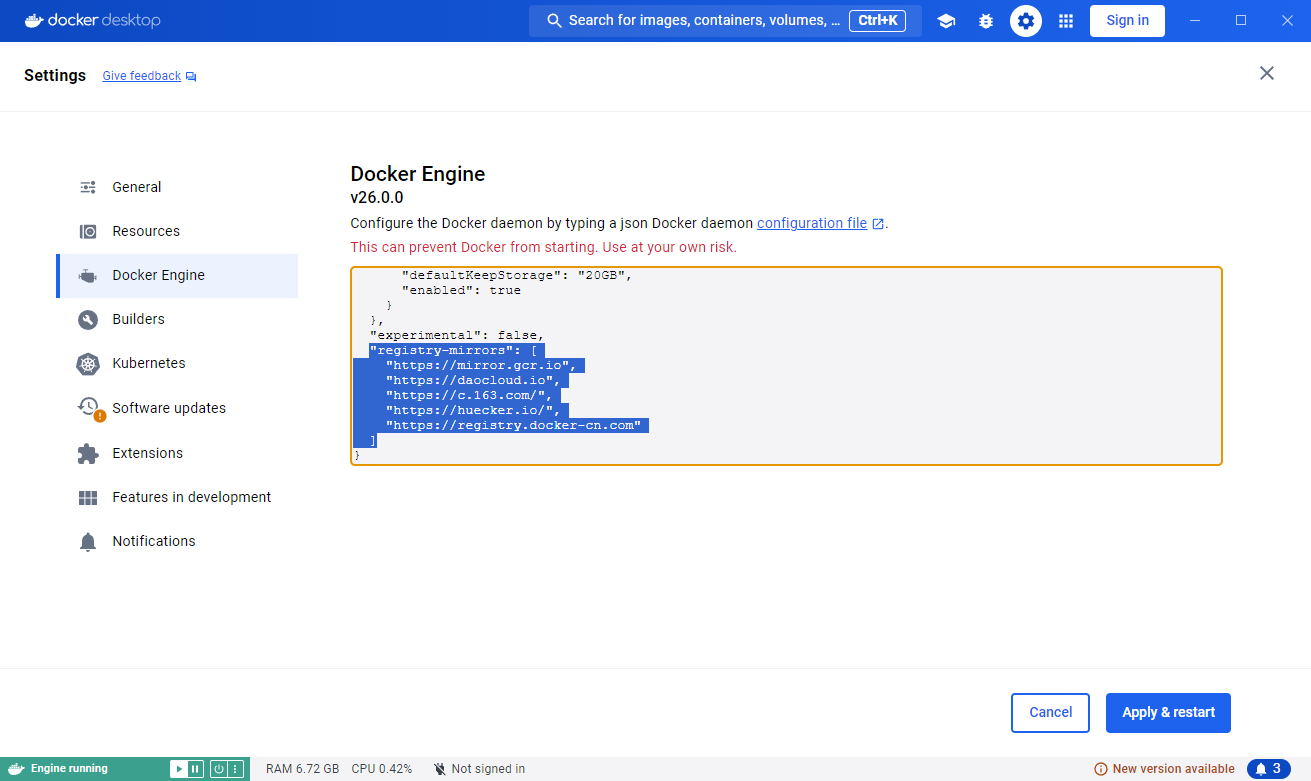 Resources > WSL Integration